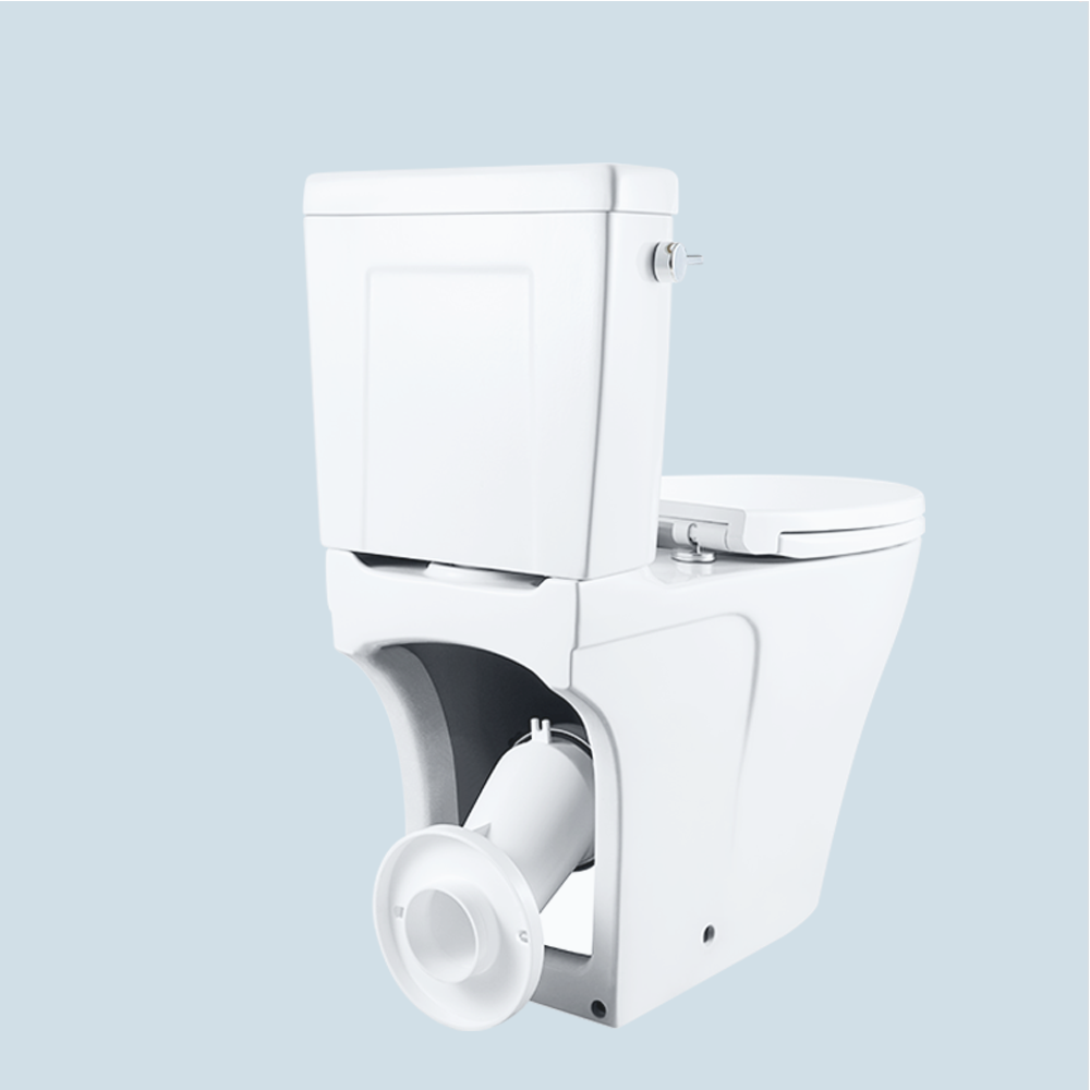 Everything You Need To Know About Back Outlet Toilets I Sustainable  Solutions