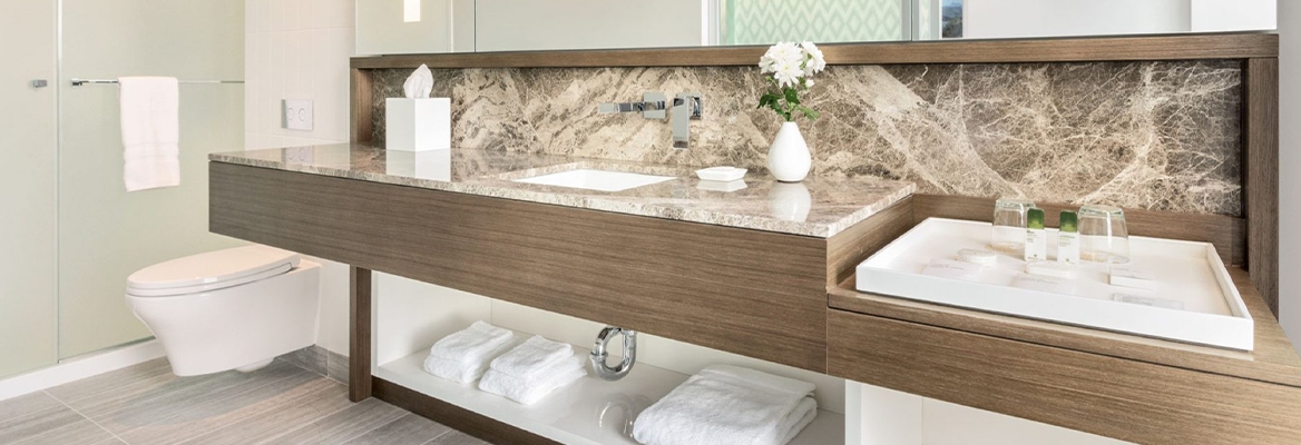 Autograph Hotel features Sustainable Solutions brands, fluid and Caroma