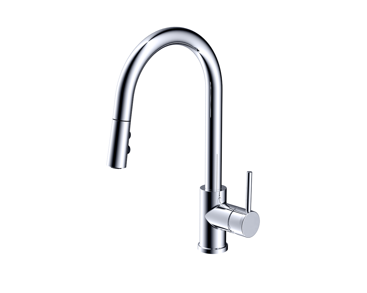 F828 Pull Down Contemporary Kitchen Faucet I Sustainable Solutions
